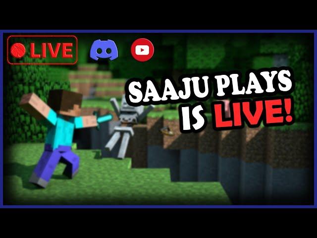 SAAJU PLAYS IS LIVE | Minecraft Survival Episode #1 | Minecraft 1.20.1 |