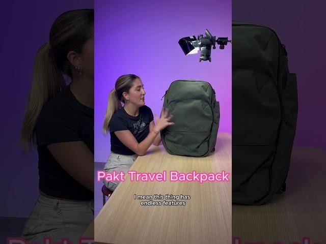 Is the Pakt Travel Backpack TOO feature heavy? Or do all these features make travel easier?? ⬇️