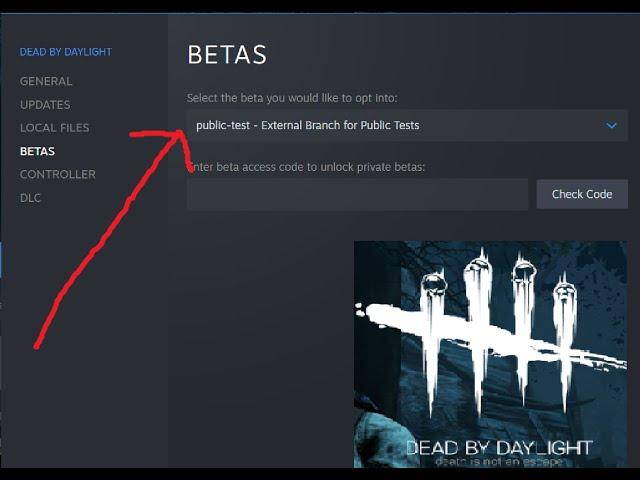 How to Join Dead By Daylights PTB (Steam)