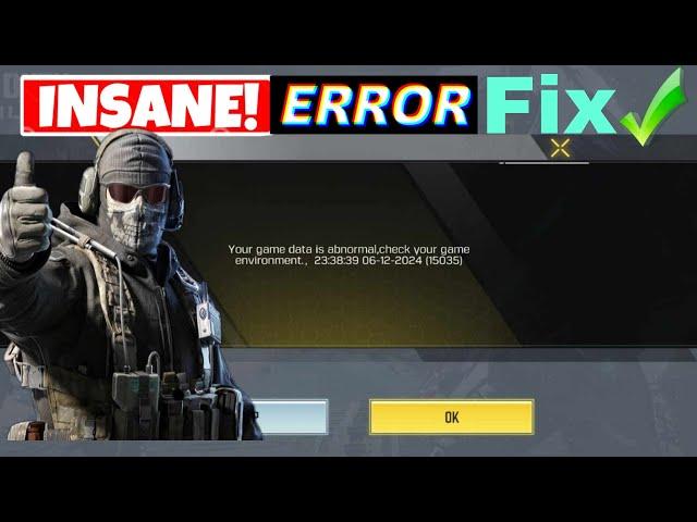 how to fix codm ban  - Your game data is abnormal, check your game environment