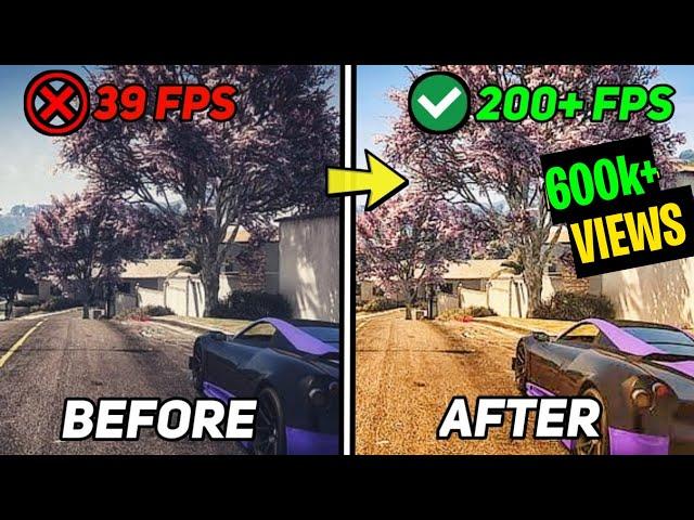 FiveM (GTA V) - How To Boost FPS In 2023 | FiveM Best Settings | Increase FPS & Fix Shuttering Guide