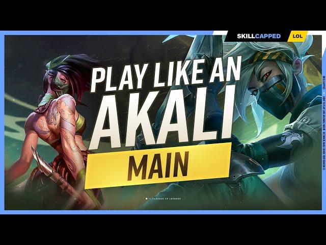 How to Play Like an AKALI MAIN! - ULTIMATE AKALI GUIDE for SEASON 13