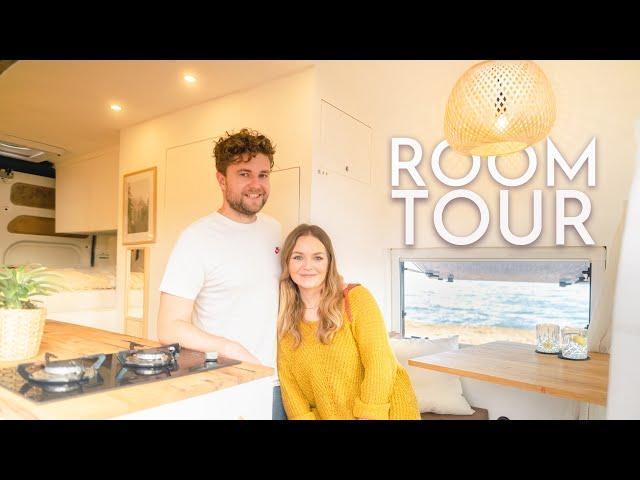 You have to see this VAN TOUR! Off-Grid LUXURY Camper Roomtour