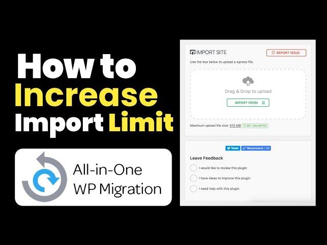   Unlimited File Uploads in All-in-One WP Migration! Easy & Free Method!