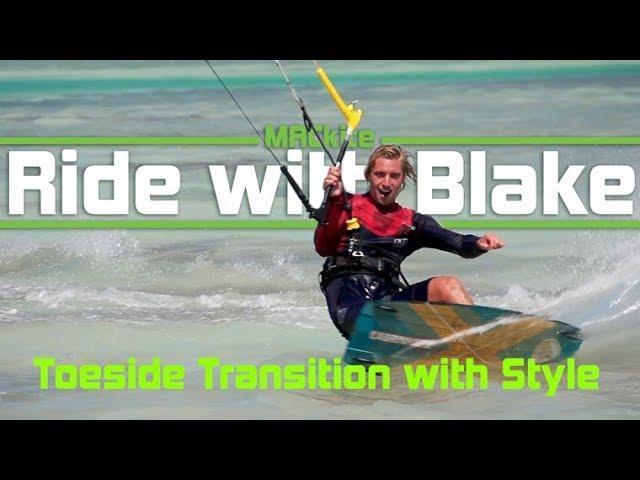 Downloop Toeside Transition With Style: Ride with Blake Vlog 41