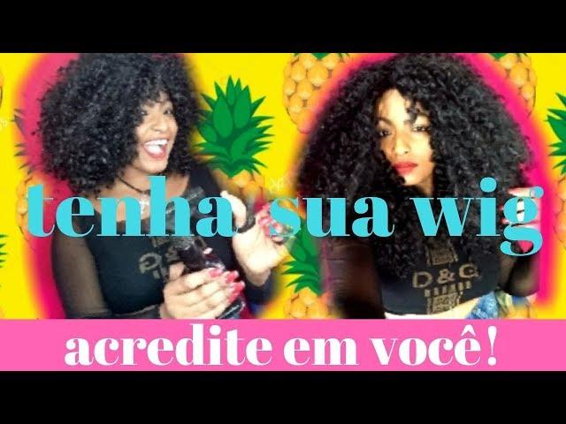 COMO TIRAR BRILHO DE CABELO SINTÉTICO E ORGÂNICO ALMENTANDO  VOLUME E CORTE NA WIG PERUCA