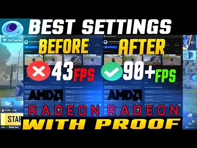 AMD Best Setting Gameloop | Pubg mobile gameloop lag fix | (BOOST FPS) 2023