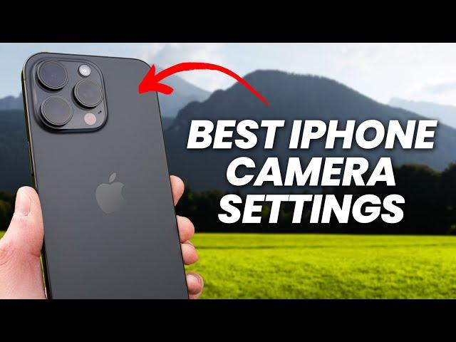 The Best iPhone PHOTO Settings (UPDATED 2025) | iPhone 15 Pro & Pro Max