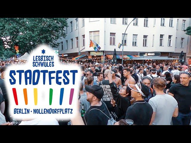 Gay, Lesbian street festival in Berlin - Berlin Motzstraßenfest - Walkthrough