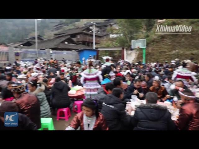 Miao people in Guangxi enjoy first traditional New Year holiday