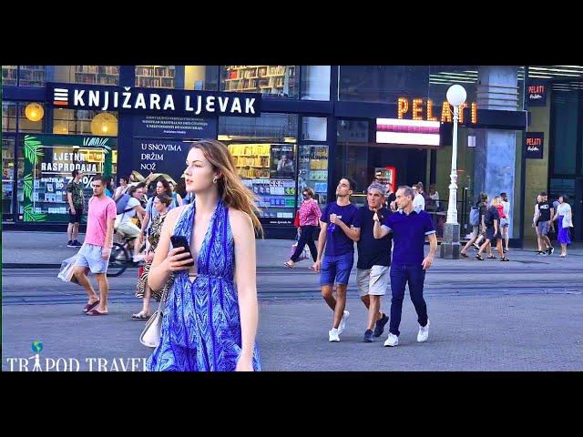 Zagreb Croatia Walking Tour | Zagreb Tour | Zagreb Croatia Walk | 4K Walking Zagreb #4k #4ktour