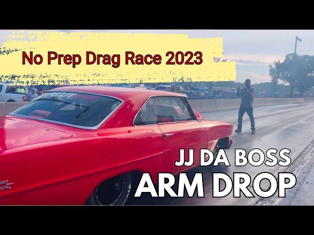 JJ Da Boss Arm Drop Drag Race 2023 - Bad Chevy Novas Put on a Show #streetoutlaws #racing