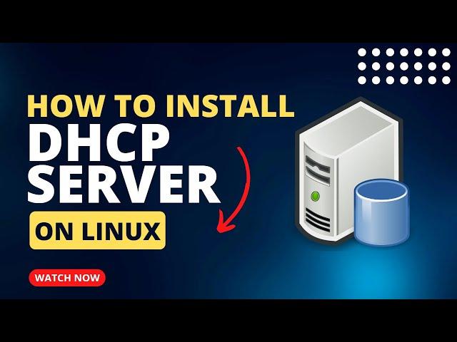 How to install DHCP server on UBUNTU | Linux | Tutorial