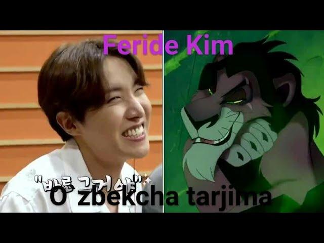 Run BTS 109 epizod  Feride Kim uzbek tiliga o`girdi