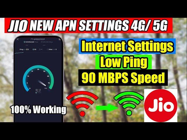 Jio APN Settings 2024 | Jio Network Problem Solution | Jio Net Speed Setting | Jio 4g 5g Settings