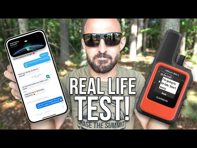 Real Life Test: Apple Satellite Messaging vs Garmin InReach!