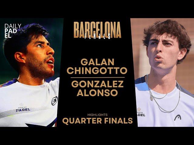 QUARTER FINALS | Galan/Chingotto VS Gonzalez/Alonso | Premier Padel Finals | Barcelona