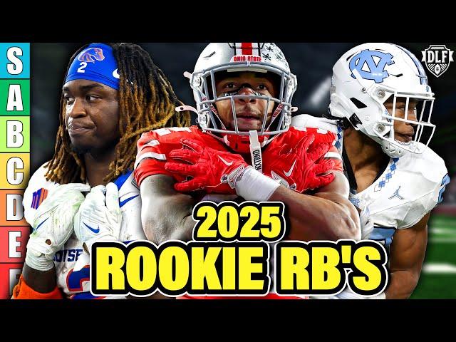 2025 Rookie Running Back Rankings (Post-Combine)