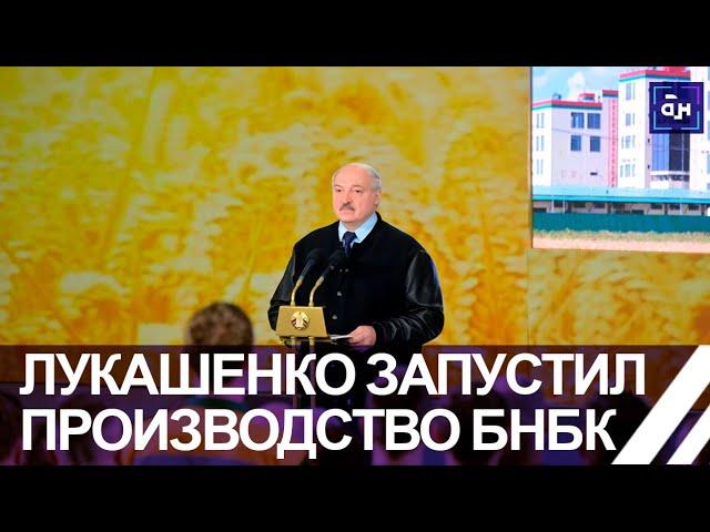 Лукашенко официально запустил производство БНБК. Панорама