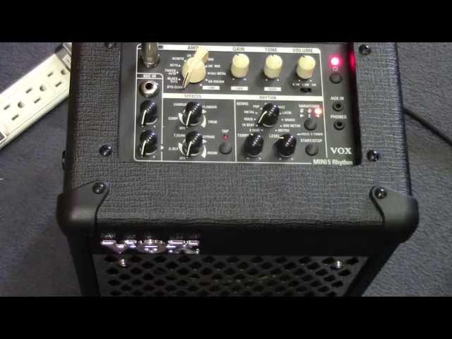 Vox Mini5 Rhythm Battery Powered Busking Amp