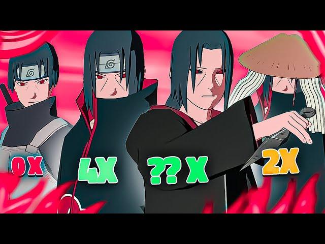 NARUTO STORM CONNECTIONS, MAS... A CADA VITÓRIA O ITACHI EVOLUI (TODOS DO JOGO)