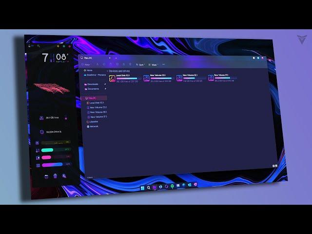 The Most Unique, Vibrant and Premium Looking Windows 11 Theme