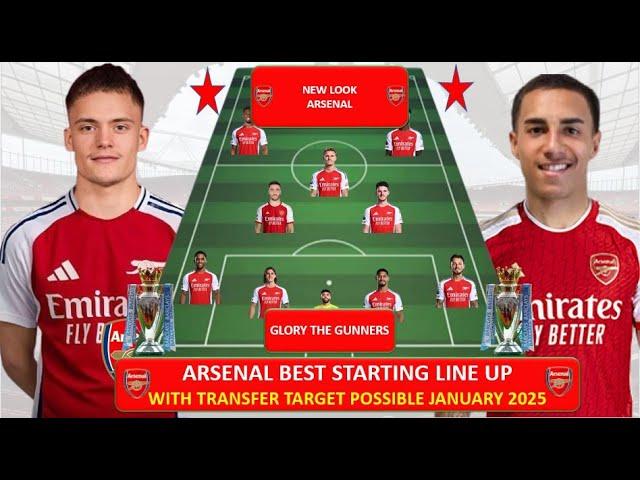 New Look of Arsenal Predicted LineUp with Possible Transfer Targets Winter 2024 ~ Arsenal News