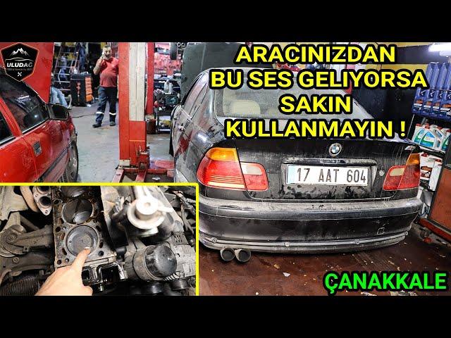 MOTORDAN GELEN SESİ DİKKATE ALMADIĞINA ÇOK PİŞMAN OLDU ! (BMW 318i 1.8 Motor Çıkma Silindir Kapak)