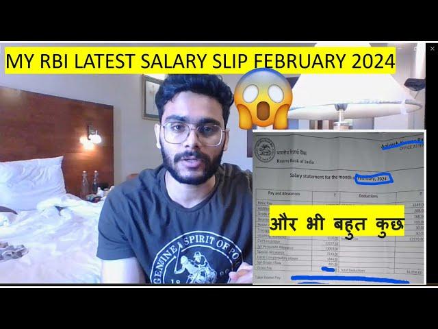 My RBI Latest Salary Slip February 2024 II My Reserve Bank Of India Latest salary slip of Feb 2024