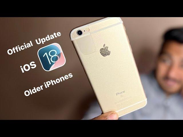 How to install iOS 18 on older iPhones || How to update iPhone 6s, 7+, 8+ and X