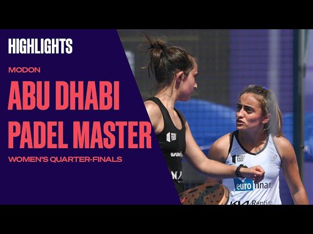 Quarter-Finals Highlights (Castelló/Jensen vs Alayeto/Alayeto) Modon Abu Dhabi Padel Master 2023