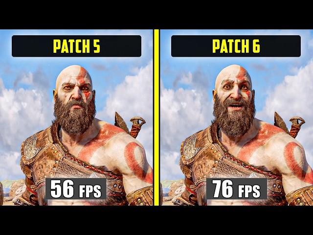 God of War Ragnarök PC - Patch 6 VS Patch 5 - Major FPS Increase | Zen CPU Performance Fix + More!