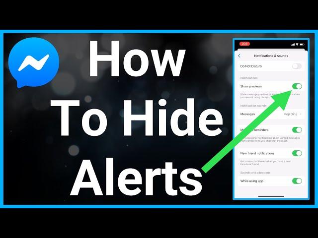 How To Hide Messenger Notifications