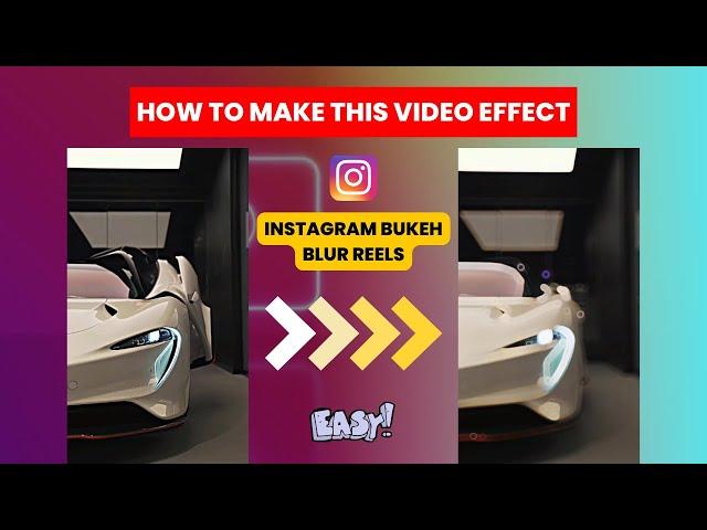 Instagram Trending Blur Effect Video Editing | Bokeh Blur Reels Editing | Lens Blur Editing 2023