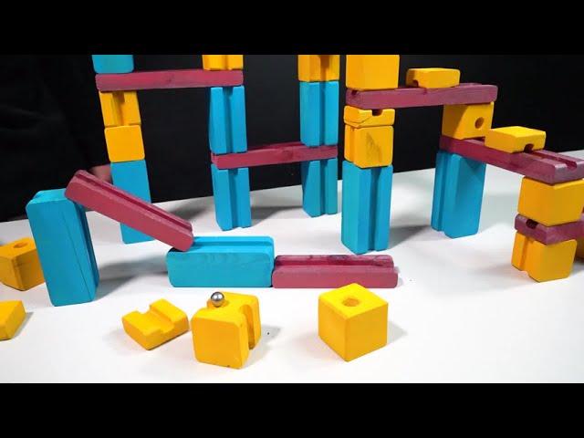 Marble Run Race ASMR Domino | MrTinkerer