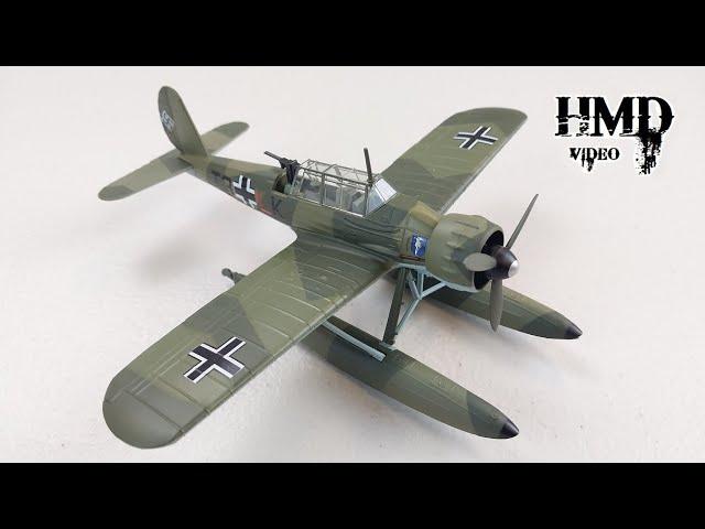 Arado Ar 196 A-3 Bismark 1941, German Reconnaissance Seaplane, World War 2 by Oxford 1:72 Diecast