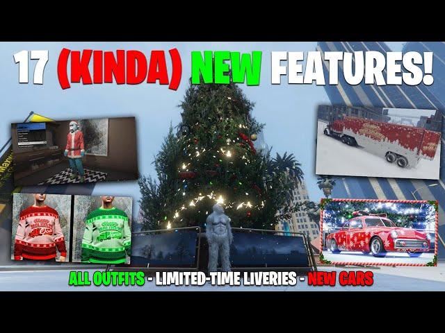 Full GTA Online Christmas Event Guide 2024 - How to Unlock All Outfits, Liveries & Vehicles