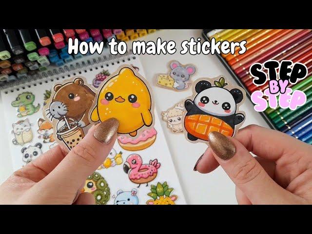 How to Make Stickers at Home | Step by Step!