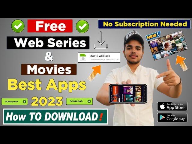  Best Apps To Watch Movies & Web Series For Free In 2024 | Best Movie App | Best Web Series App