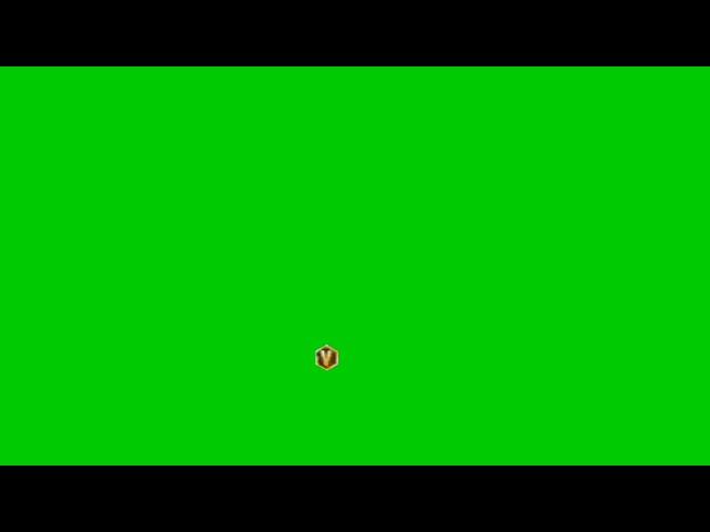 green screen v badge