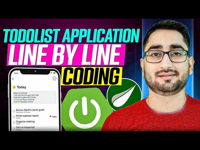 Build a Todo List Application | Spring Boot & Thymeleaf Project for Beginners | Line by Line Coding