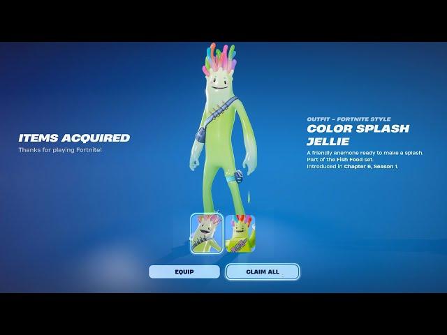 how to get the jellie skin for free in fortnite