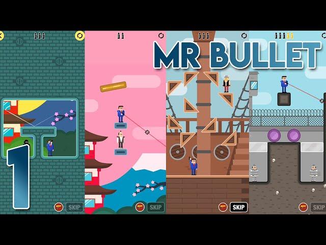 Mr Bullet Spy Puzzles ALL 320 Levels Classic Mode - Gameplay Walkthrough part 1