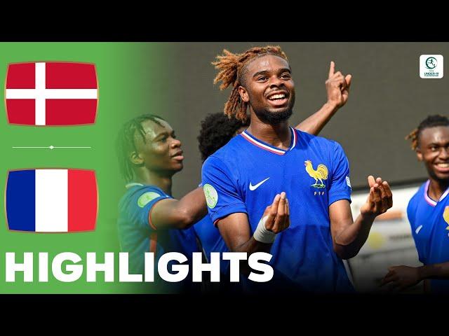 France vs Denmark | Highlights | U19 European Championship 19-07-2024