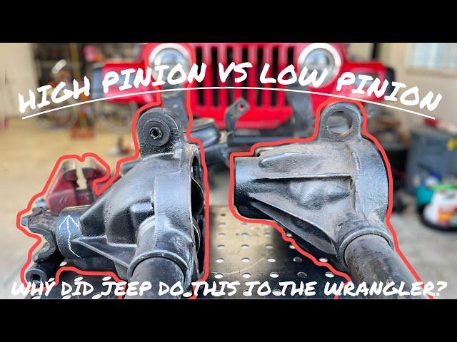 Jeep Wrangler Tj - DANA 30 High Pinion Vs Low Pinion Swap & Build Advantages