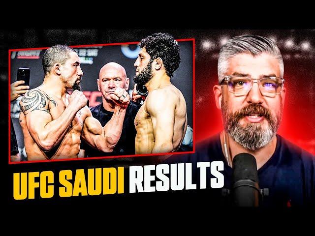 LUKE THOMAS *LIVE Reaction* | UFC Saudi  Robert Whittaker SMASHES Ikram Aliskerov