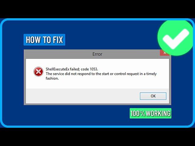 How to Fix ShellExecuteEx Failed When Installing or Opening Programs in Windows 11/10/8/7 (2024)