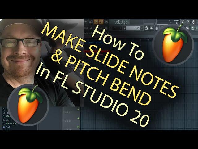 How To Make SLIDE NOTES, BASS GLIDE, or PITCH BEND in FL STUDIO