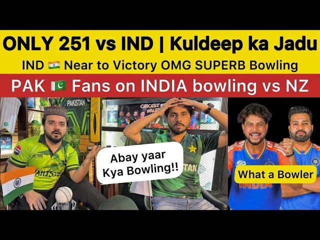 NZ 251 only vs INDIA | Kuldeep ka Jadu | Pakistan Reaction on IND vs NZ CT2025 final