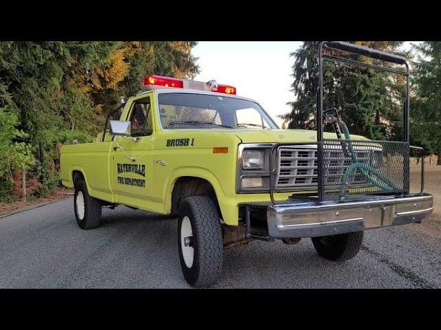 1980 Ford F250 4x4 Wildland Fire Brush Truck First Place Award Winner!